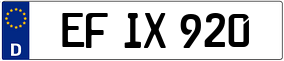 Truck License Plate